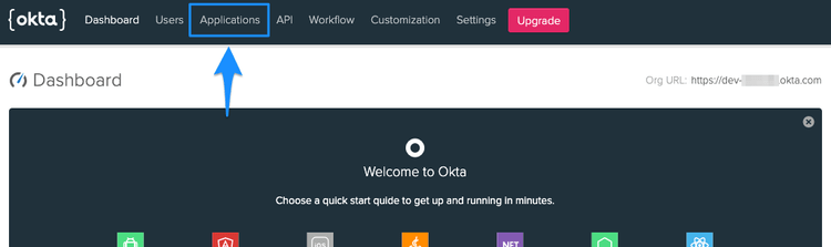 Okta Admin Dashboard