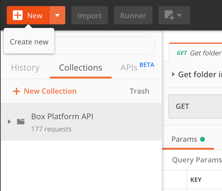 Box collection in Postman